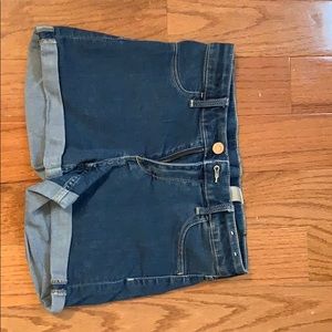 H&M blue jean shorts